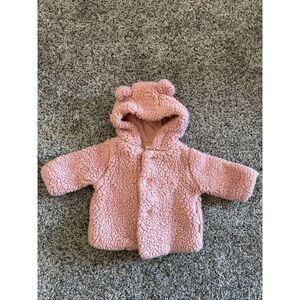 ❤️Baby Gap Sherpa Teddy Bear Jacket 0-3M